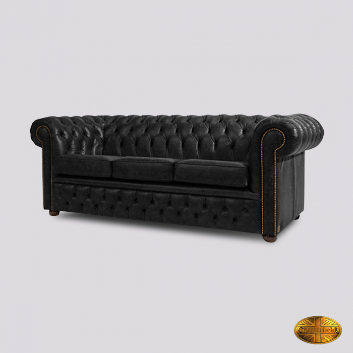 Chesterfield Classic 3 seater Brighton sc Vintage Black