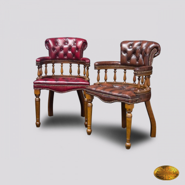 Captains (DC) Seater  - Antique Brown