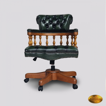 Captains swivel Seater  - Antique Green