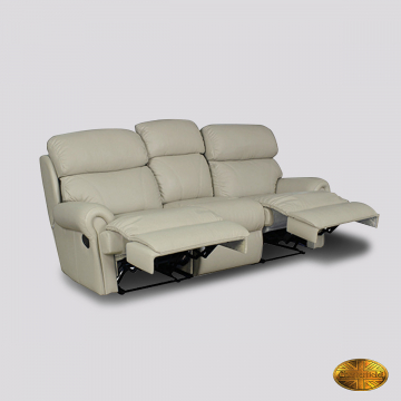 Carlow Recliner 3 (M) Seater  - sc-france white