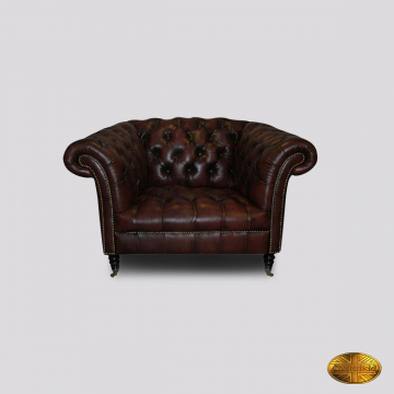 Chesterton fauteuil - Antiek Bruin