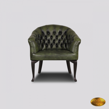 Everton Club Chair Seater - Antiek Groen