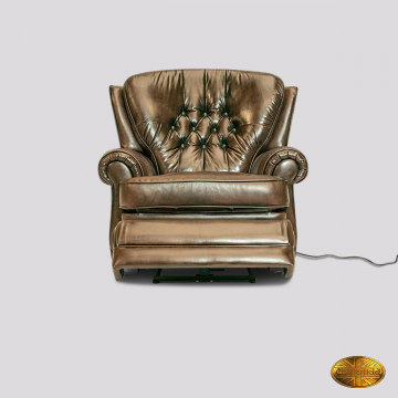 Haeck fauteuil - Antiek Bruin