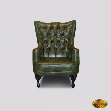 Jane Fauteuil- Antiek Groen