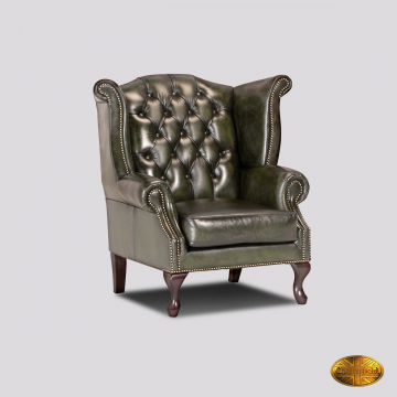 King Fauteuil - Antiek Groen