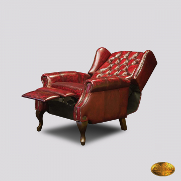 Lazychester Relax fauteuil - Antiek Bordeaux Rood