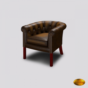 Leyton Club Chair - Antiek Goud