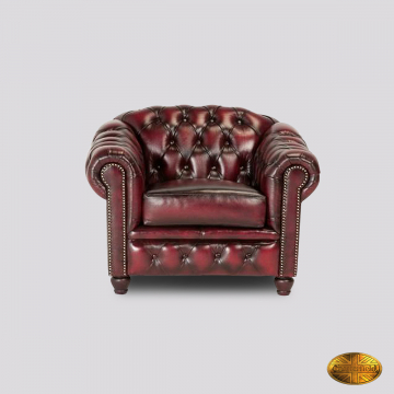 Melbourne fauteuil - Antiek Rood SA