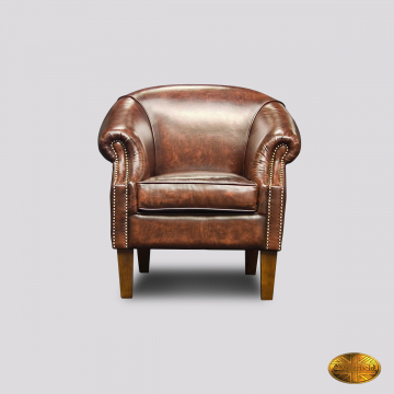 Nelson fauteuil - Antiek Bruin