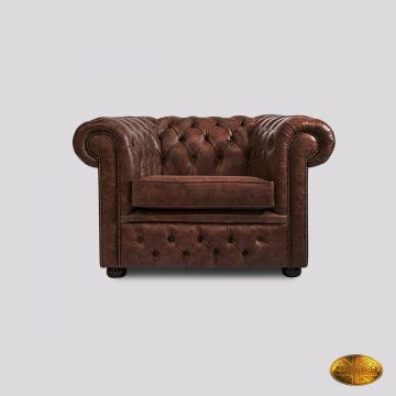 Brighton Royal 1 Seater  - Vintage Cognac