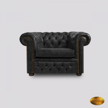 Brighton Royal 1 Seater  - Vintage Coal