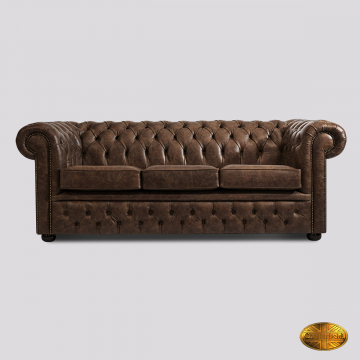 Brighton Royal 3-zits bank - Vintage Truffle