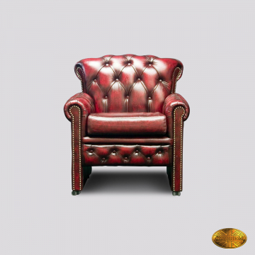 Scott (DC) Seater  - Antique Bordeaux Red