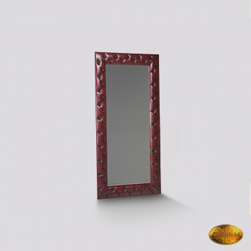 Mirror 90x180 - Antique Bordeaux Red